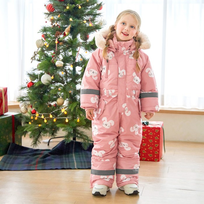 "아이들을 위한 따뜻한 모리프렌즈 방한 스키복" 마리앤모리 아동용 모리프렌즈 방한 스키복