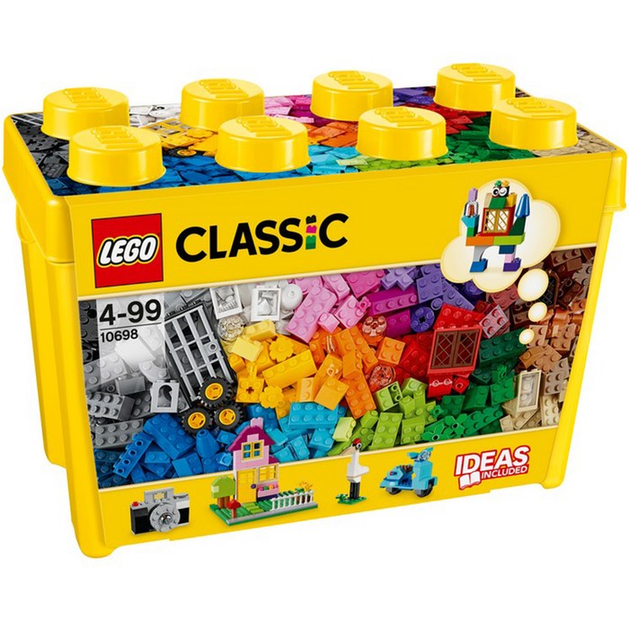 레고 클래식 라지 조립 박스 10698, 다양한 색상, 1개 - 추천 상품! 레고 클래식 라지 조립 박스 10698, 혼합 색상, 1개