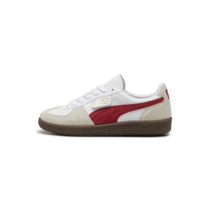 추천! 푸마 팔레르모 키즈 - 스타일과 편안함을 동시에! PUMA 팔레르모 Lth - 화이트:그레이:레드 / 396464-05336515