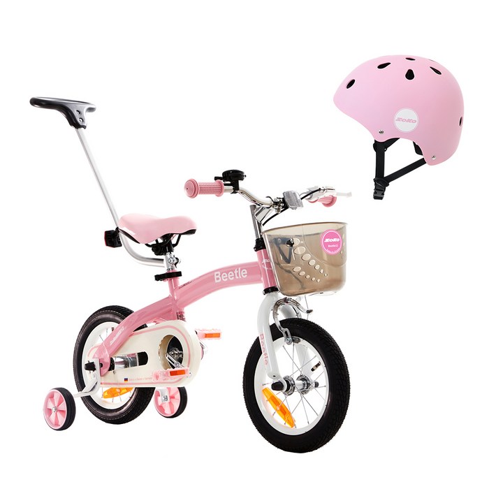 조코 비틀 유아동 체인 자전거12 + 어반 헬멧 세트